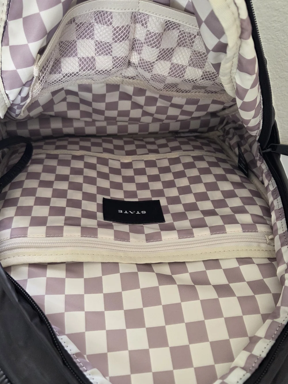 STATE Lorimer With Pockets - Black Backpack